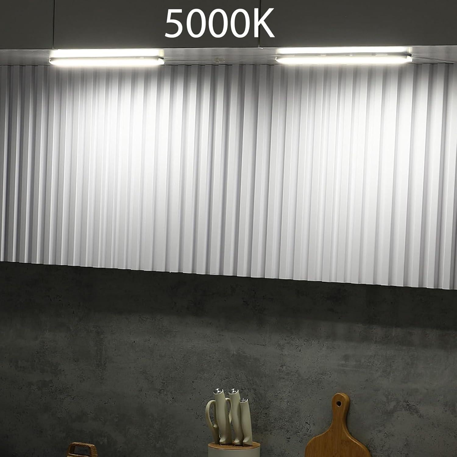 Kit de 2 Barras de Luz LED Litever 30 cm Regulables Luz Diurna