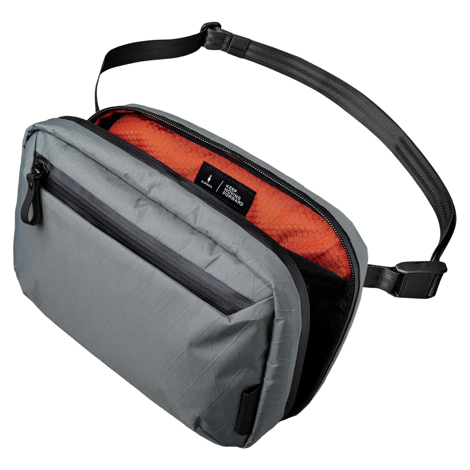 Estuche Tecnológico ALPAKA Gris - Organizador de Viaje Impermeable