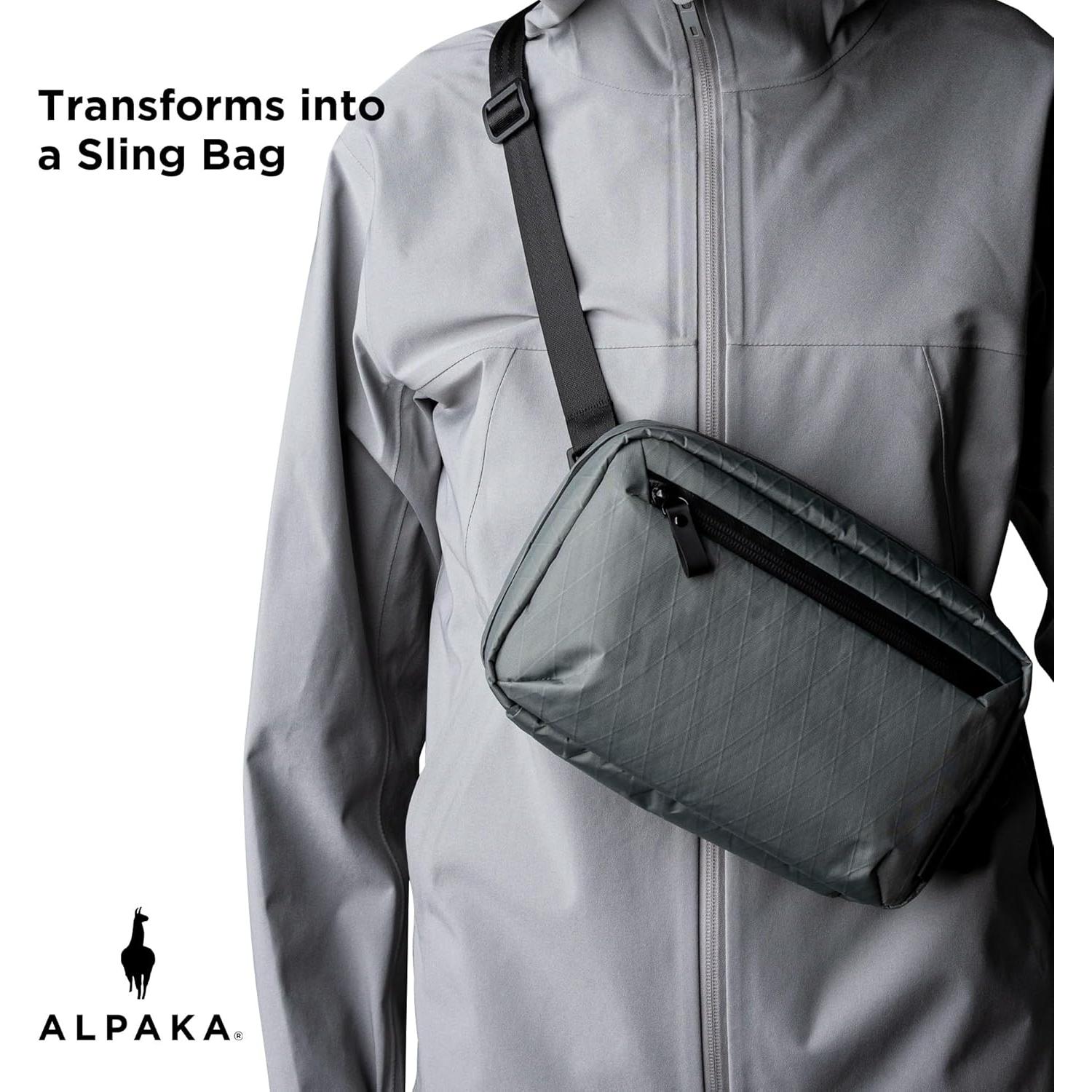 Estuche Tecnológico ALPAKA Gris - Organizador de Viaje Impermeable