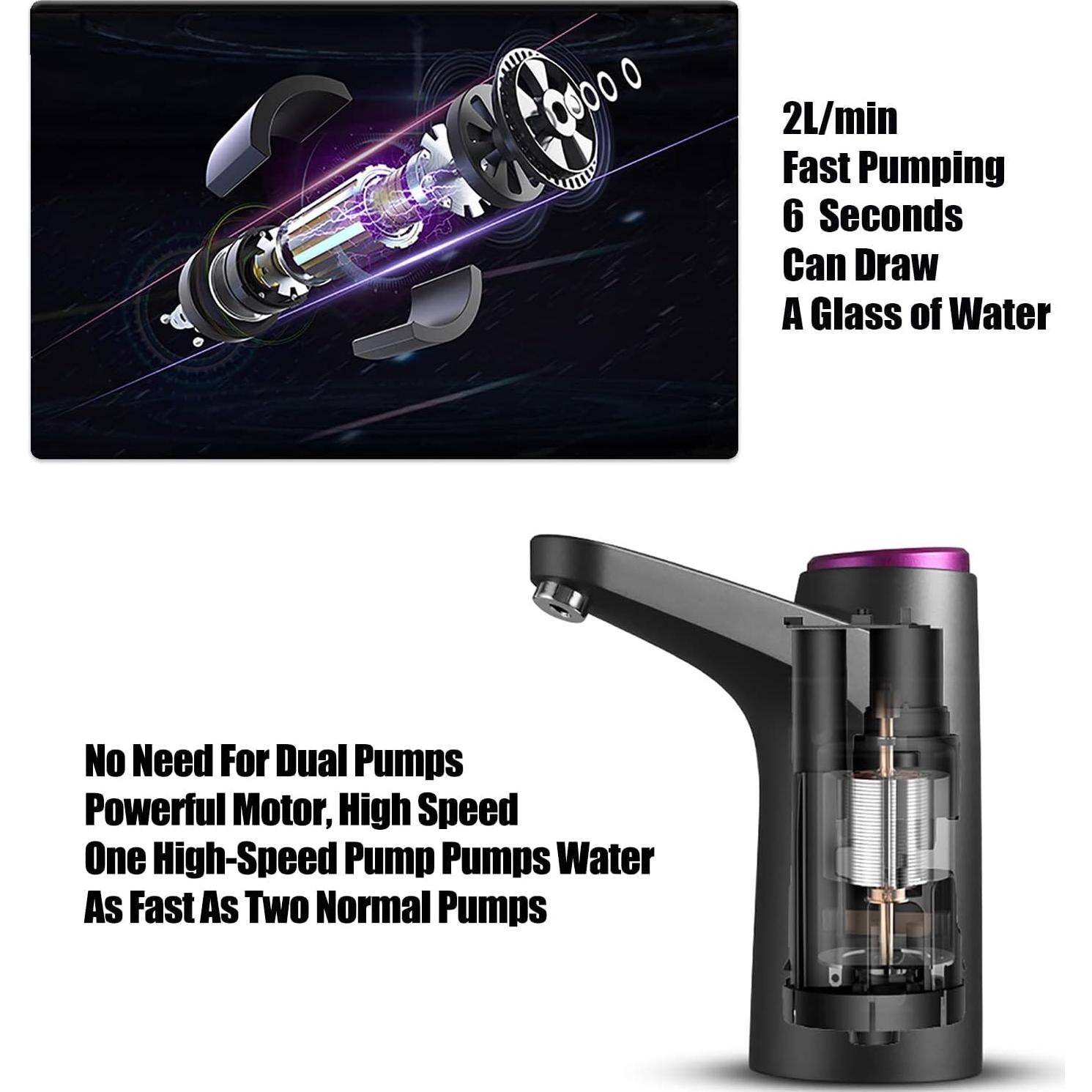 Bomba de agua eléctrica GOLDEN DEER para botellas 19L