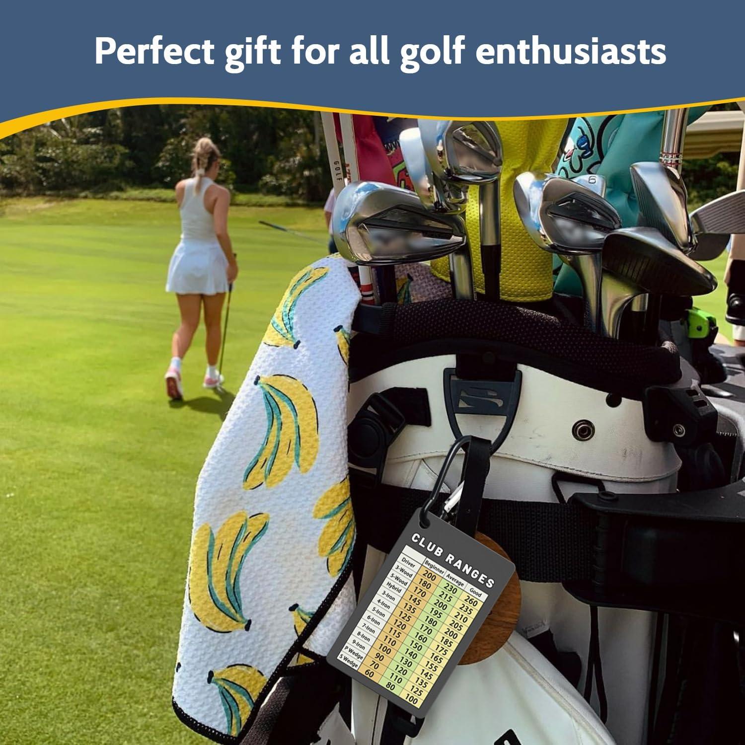 Tarjeta de Distancia de Golf Jemzio Resistente y Práctica