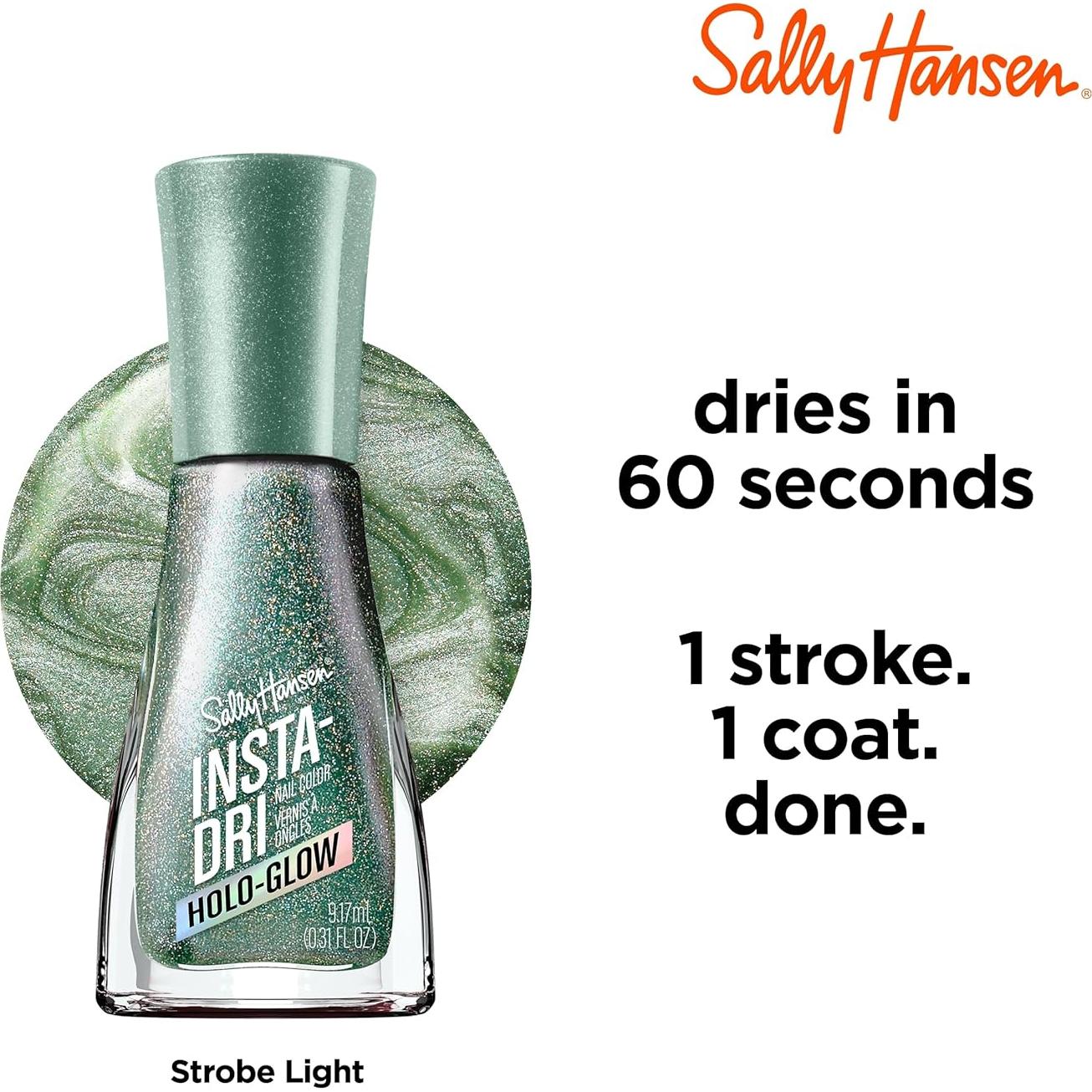 Esmalte de Uñas Holográfico Sally Hansen Insta-Dri 9.17 ml Verde