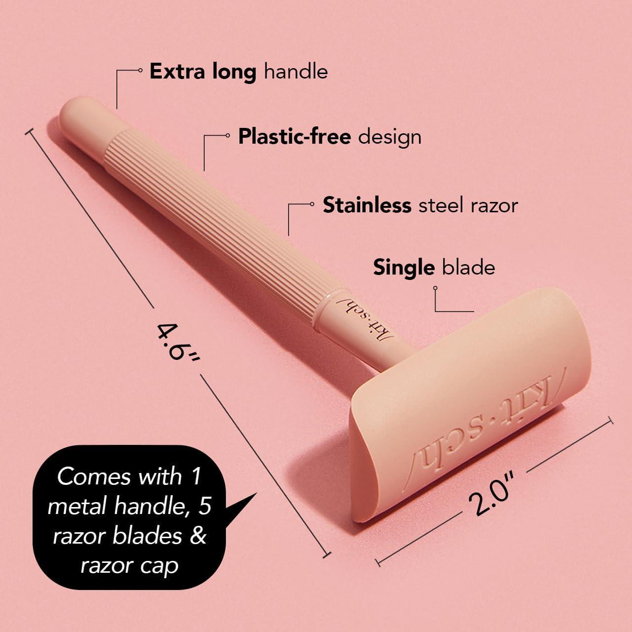 Maquinilla de Afeitar Kitsch Doble Cuchilla con 5 Recambios