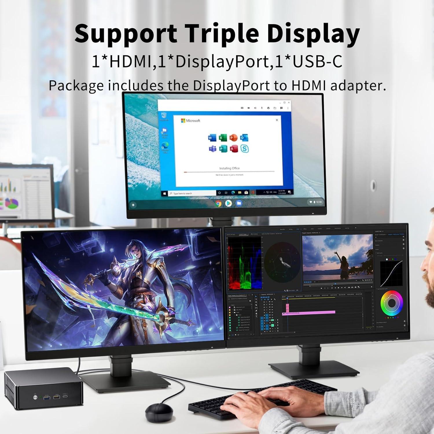 Mini PC MSECORE MQ12 i9-13900H 64GB RAM 2TB SSD 8K