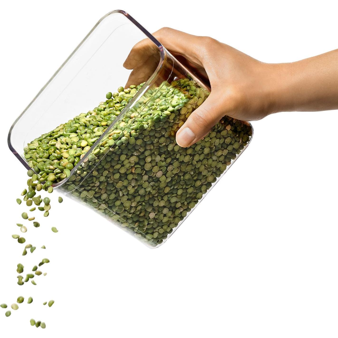 Conjunto de 6 Contenedores Herméticos OXO SteeL 0.4 a 4.4 Qt