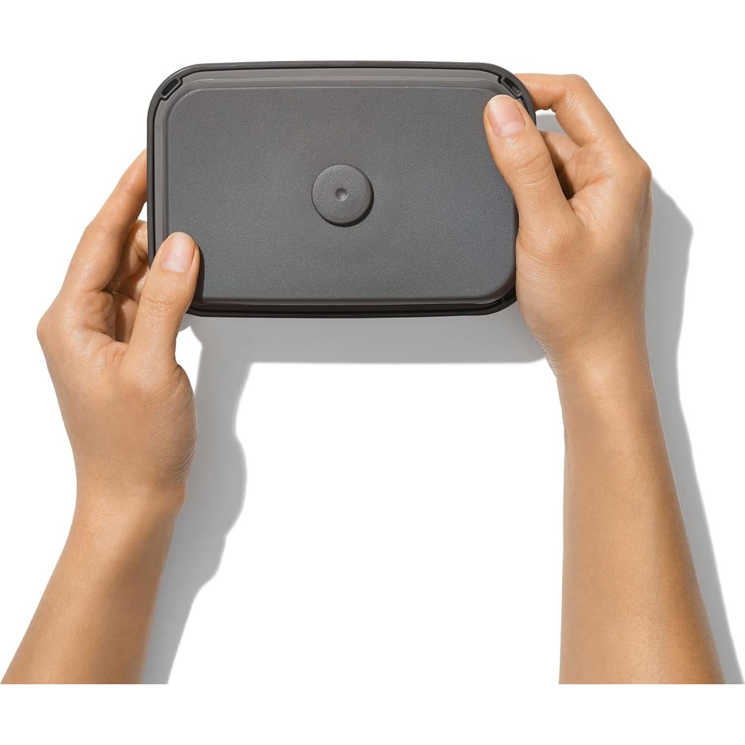 Conjunto de 6 Contenedores Herméticos OXO SteeL 0.4 a 4.4 Qt