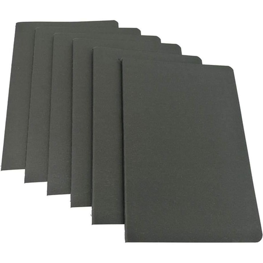 Cuaderno de Bolsillo A6 ALIMITOPIA 6 Pack Cubierta Negra