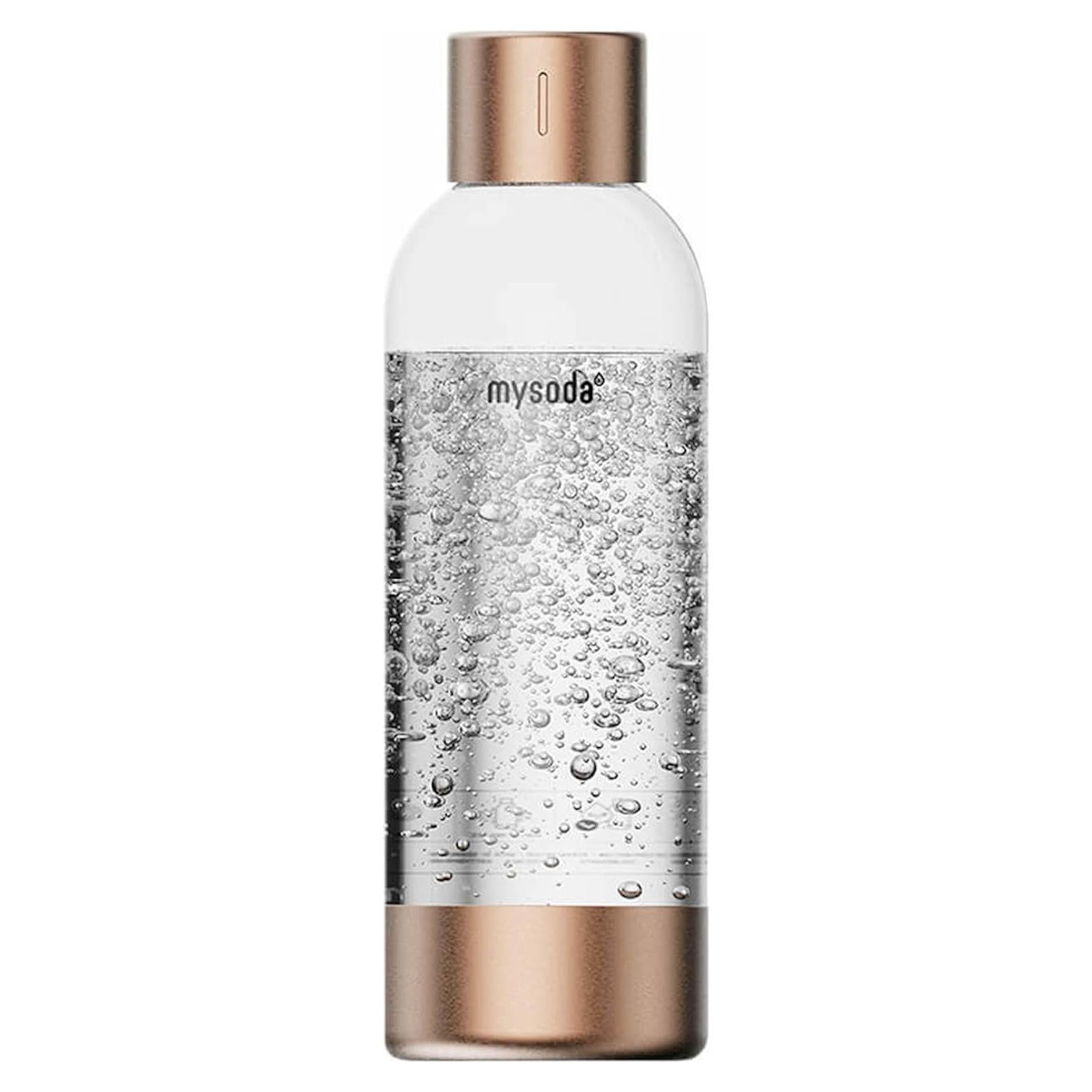 Botella de Carbonatación Mysoda 1L Cobre - Reutilizable y BPA Free