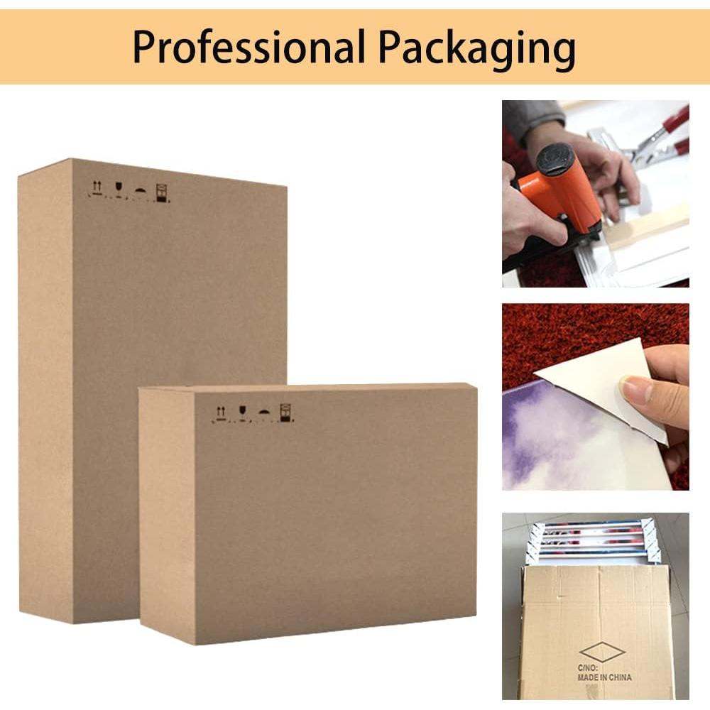 Pacimo Decoración de Pared Abstracta en Lienzo 3 Paneles 30x40cm