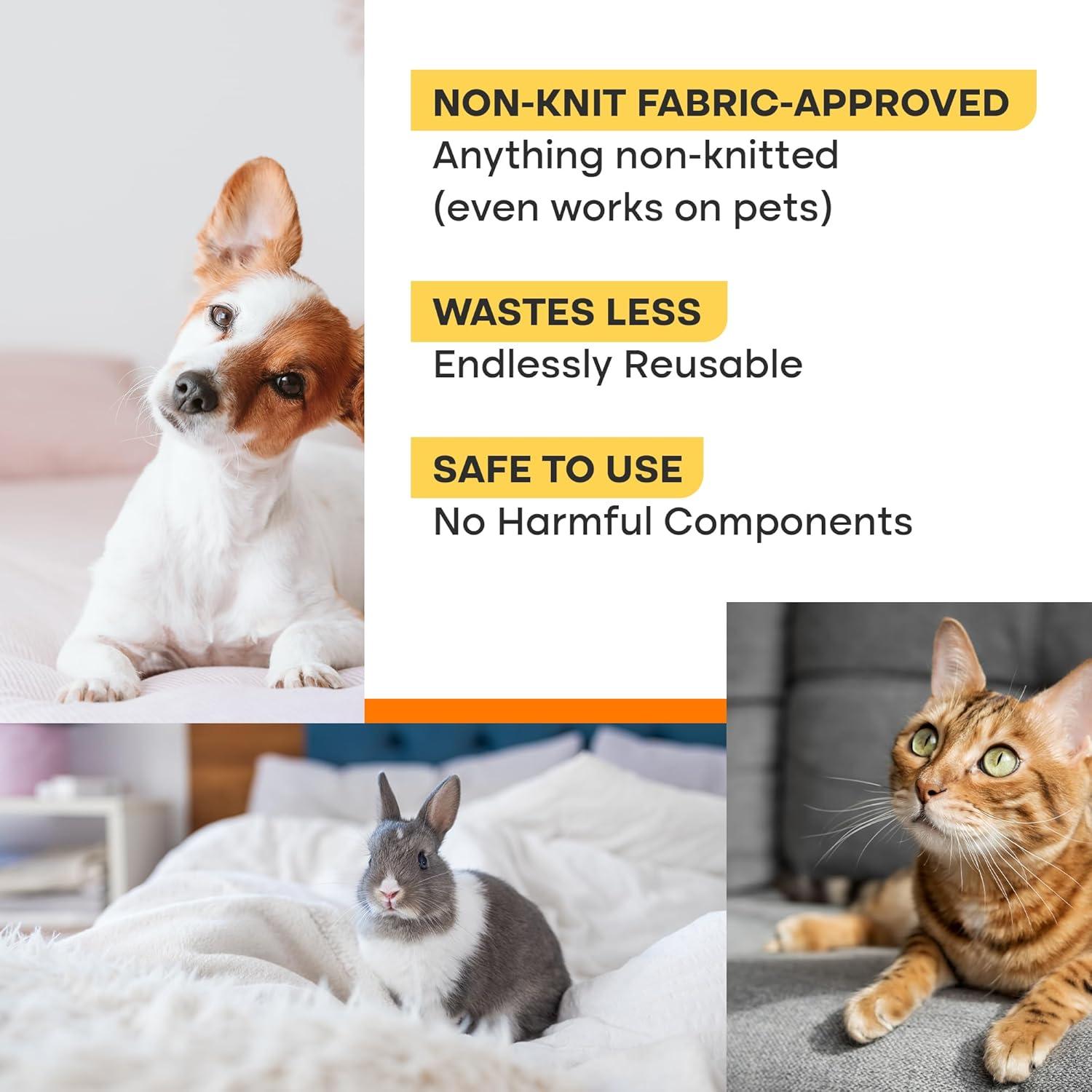 Herramienta Eliminadora de Pelo de Mascota Pro Fursprint - Raspador Reutilizable para Alfombras, Sofás y Coche