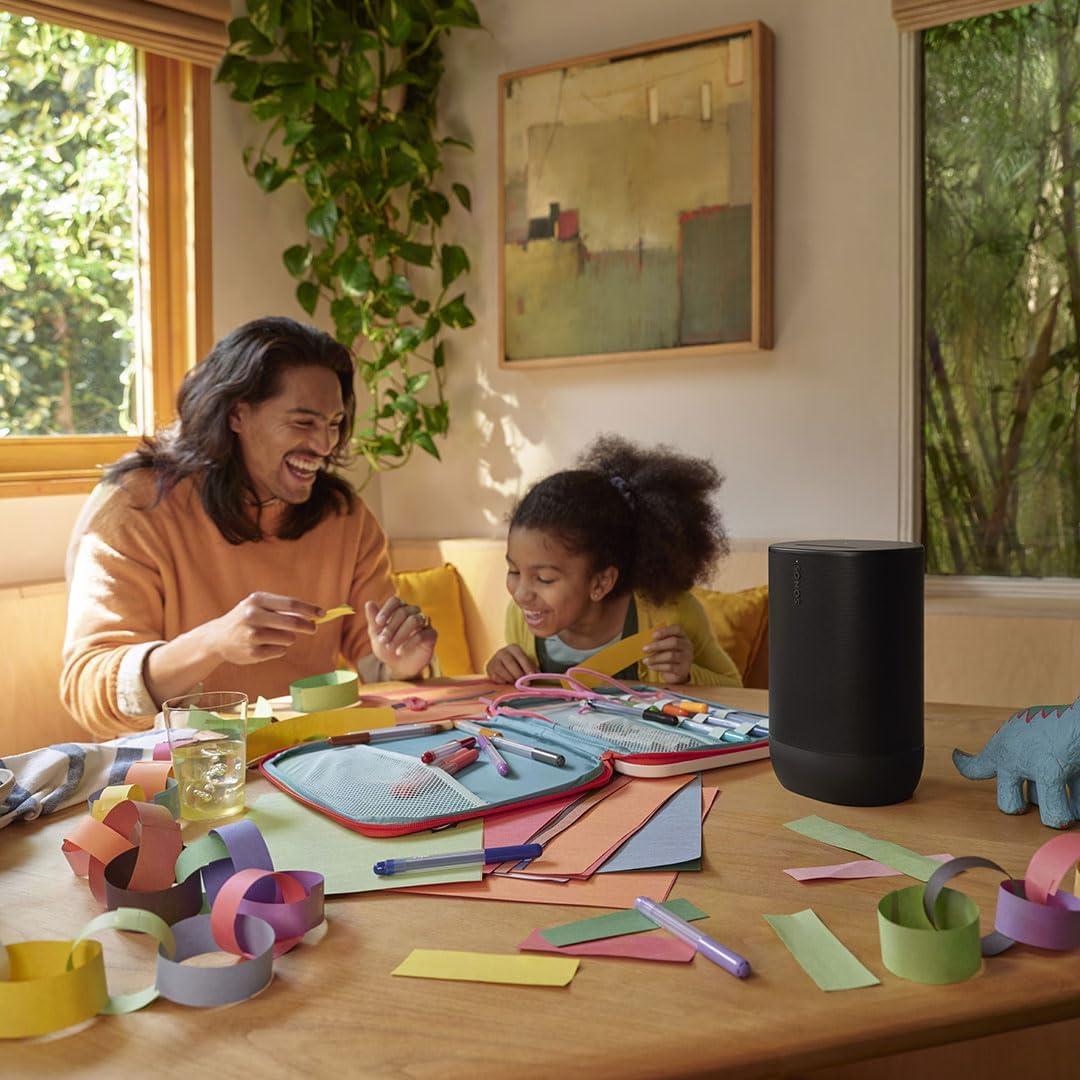 Altavoz Portátil Sonos Move Negro - Bluetooth, 11h Batería