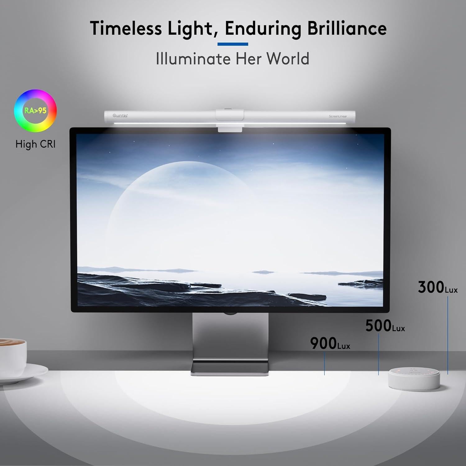 Barra de Luz LED Quntis para Monitor con Control Remoto 40cm