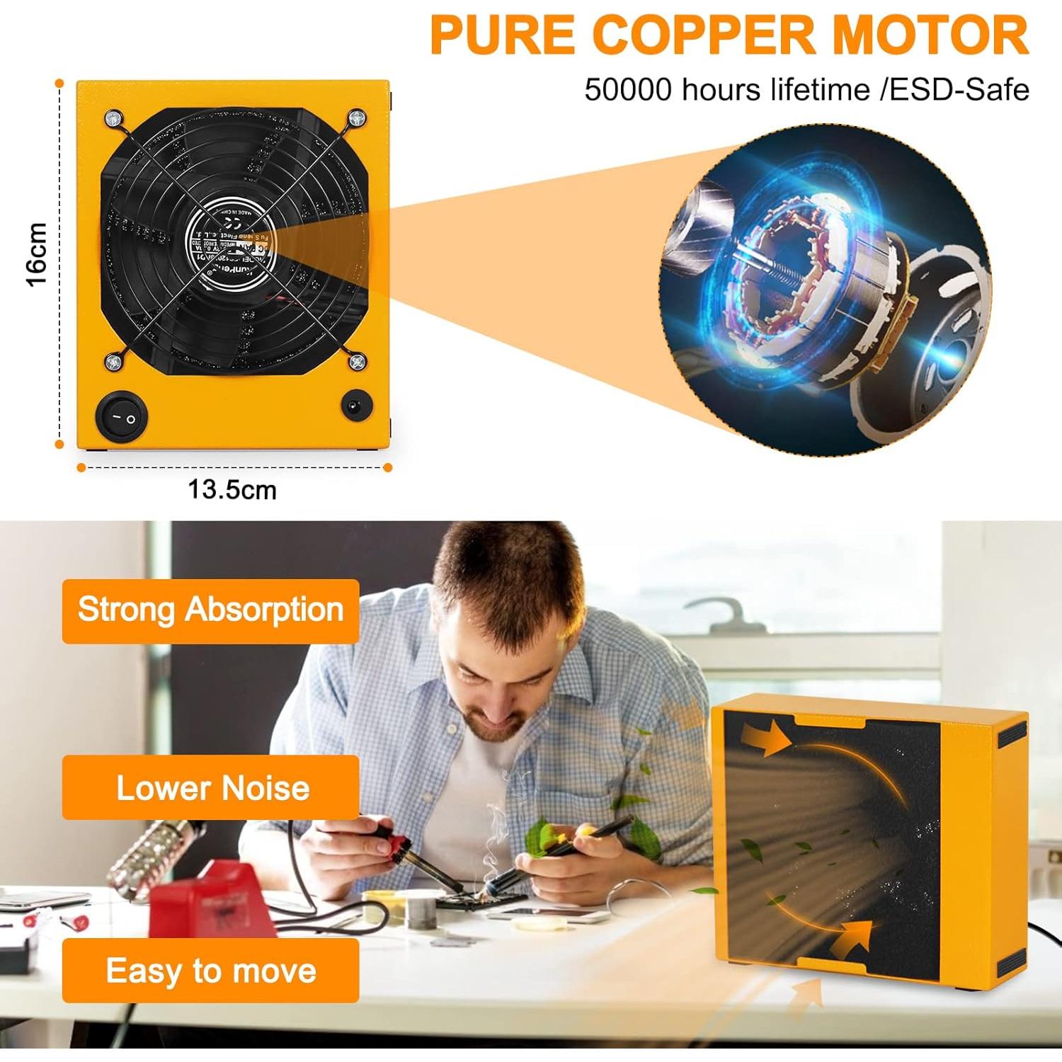 Estación de Soldadura Magnética NOEVSBIG con Lámpara LED 3X