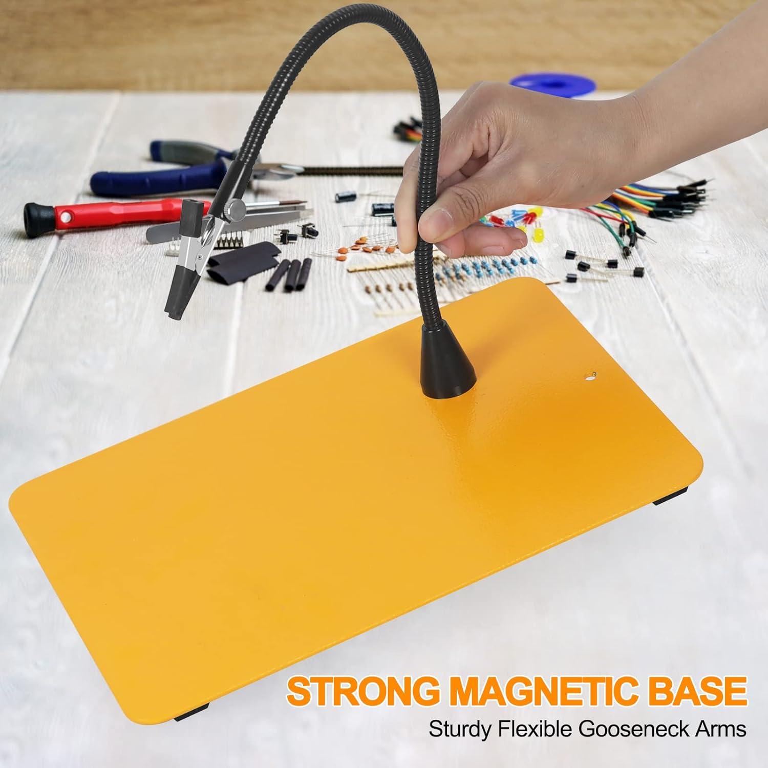 Estación de Soldadura Magnética NOEVSBIG con Lámpara LED 3X