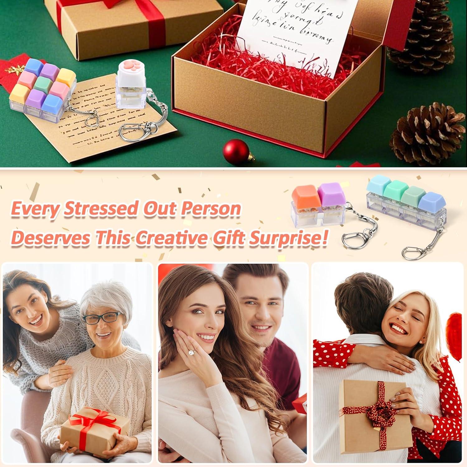 Juguete Antiestrés de Teclado 4 PCS MSBRCH Alivio Ansiedad