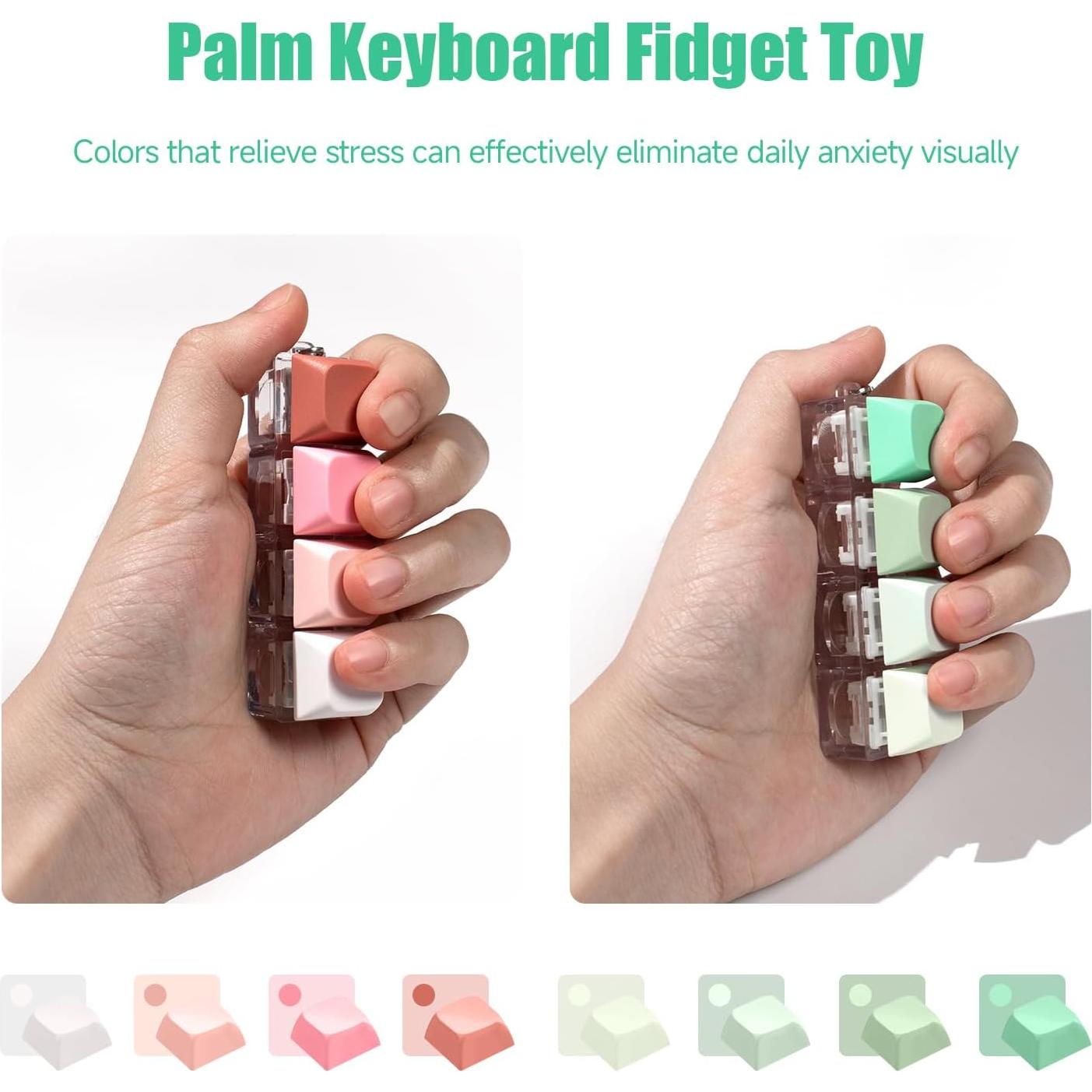 Juguete Antiestrés de Teclado Mintcaps - 2 Piezas Silencioso