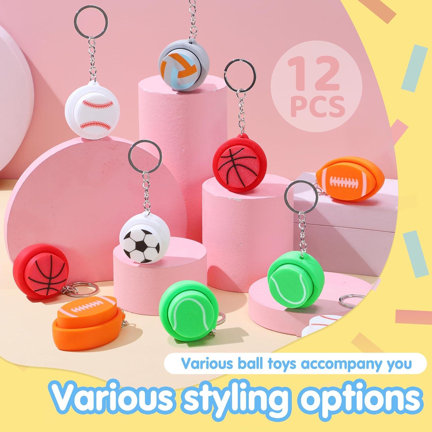 Juguetes Antiestrés Clicker Joyin 12 Pcs Pelotas Deportivas