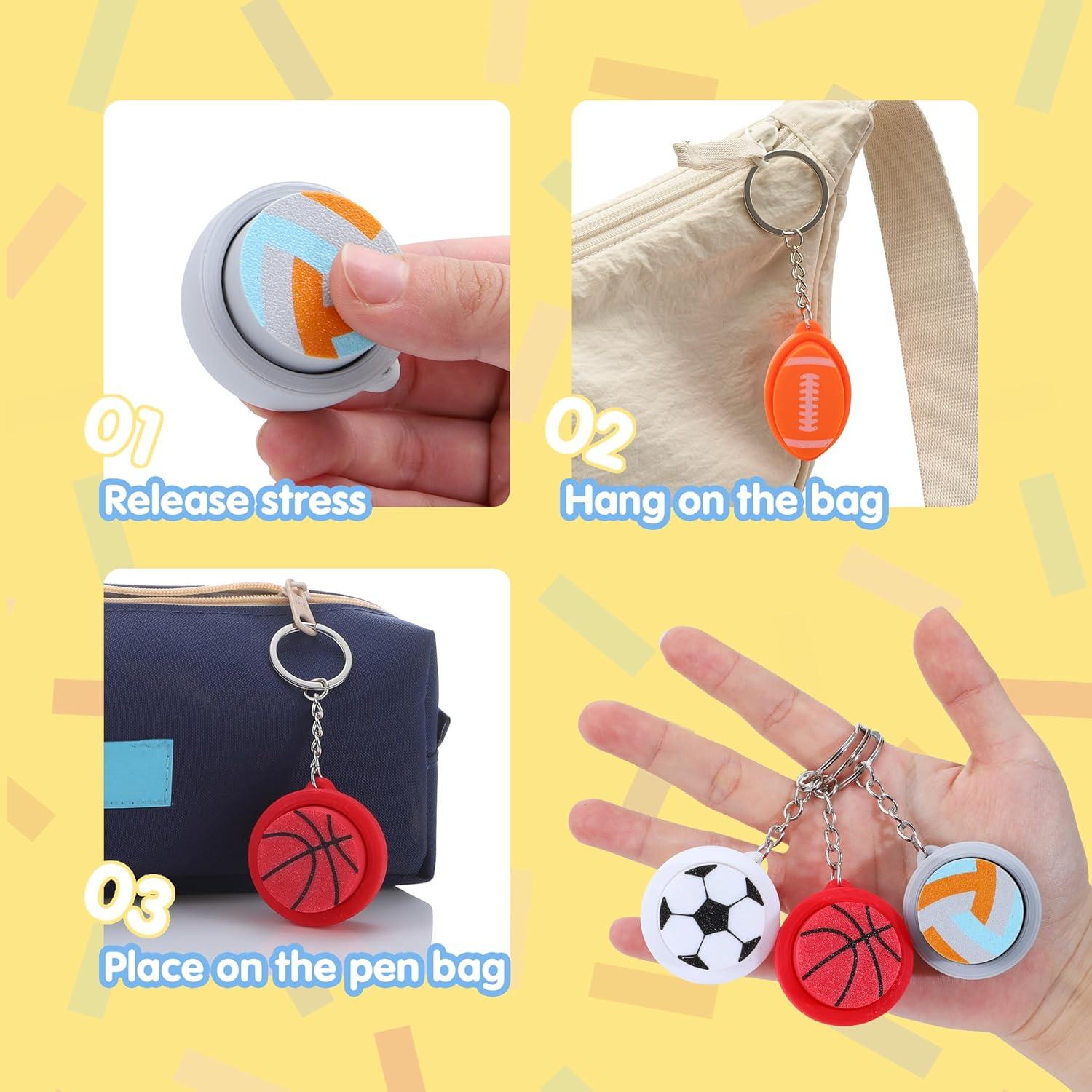 Juguetes Antiestrés Clicker Joyin 12 Pcs Pelotas Deportivas