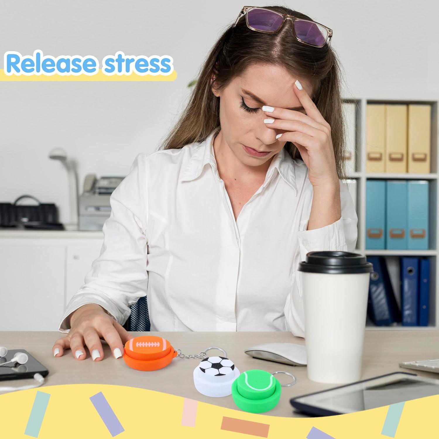 Juguetes Antiestrés Clicker Joyin 12 Pcs Pelotas Deportivas