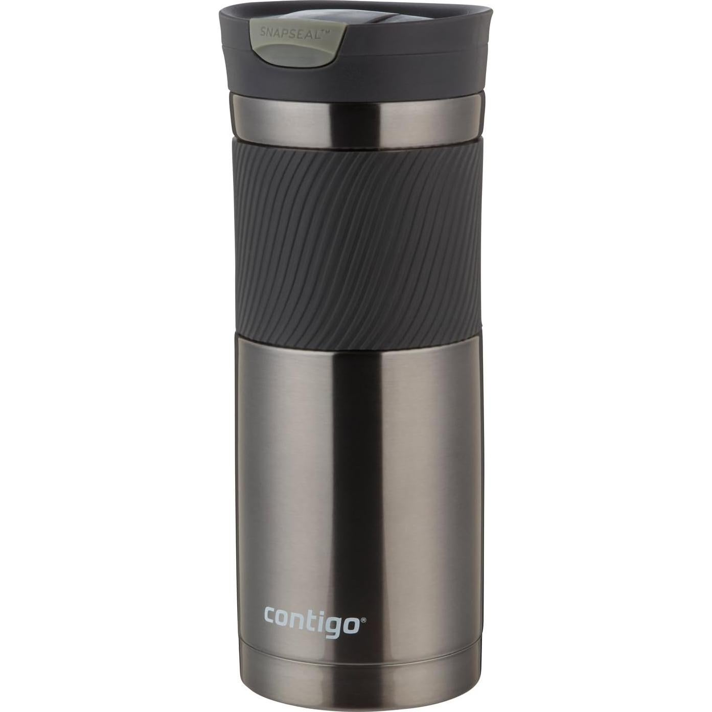 Vaso de Viaje Contigo Byron 20 oz Acero Inoxidable Gunmetal