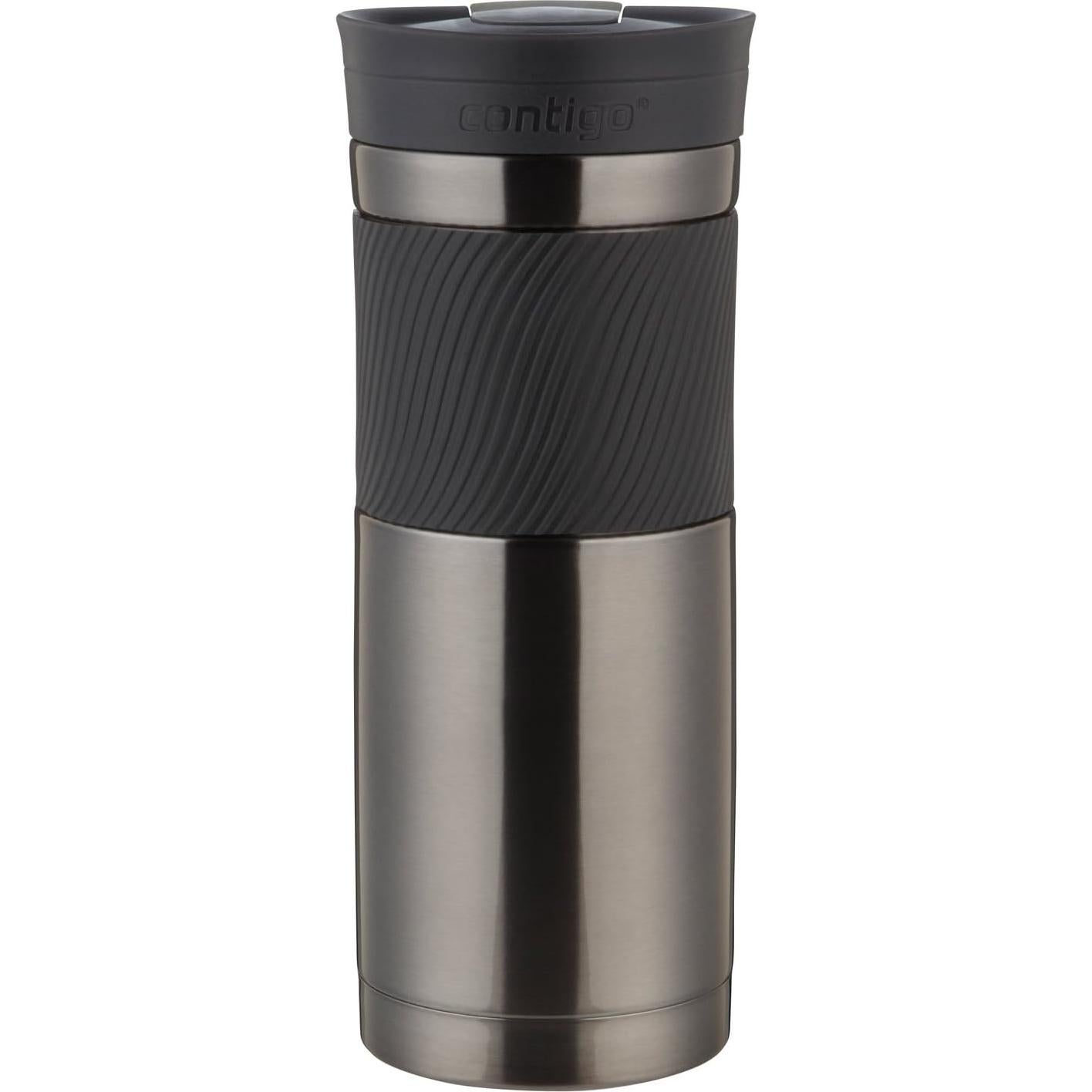 Vaso de Viaje Contigo Byron 20 oz Acero Inoxidable Gunmetal