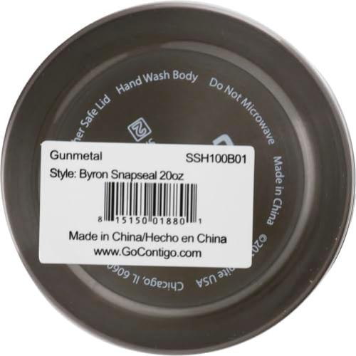 Vaso de Viaje Contigo Byron 20 oz Acero Inoxidable Gunmetal