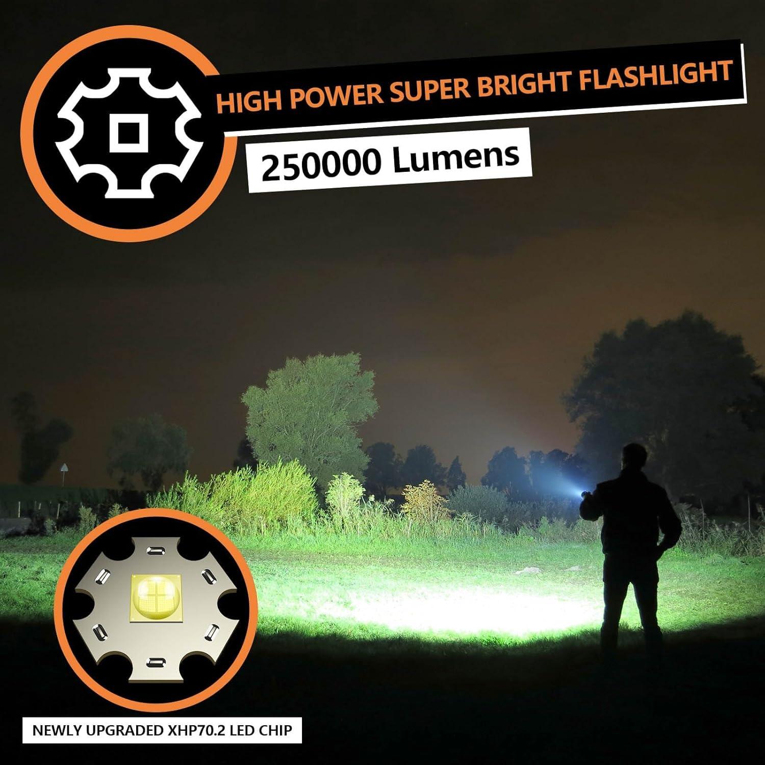 Linterna LED Relybo X16B 3000 Lúmenes Recargable IP67