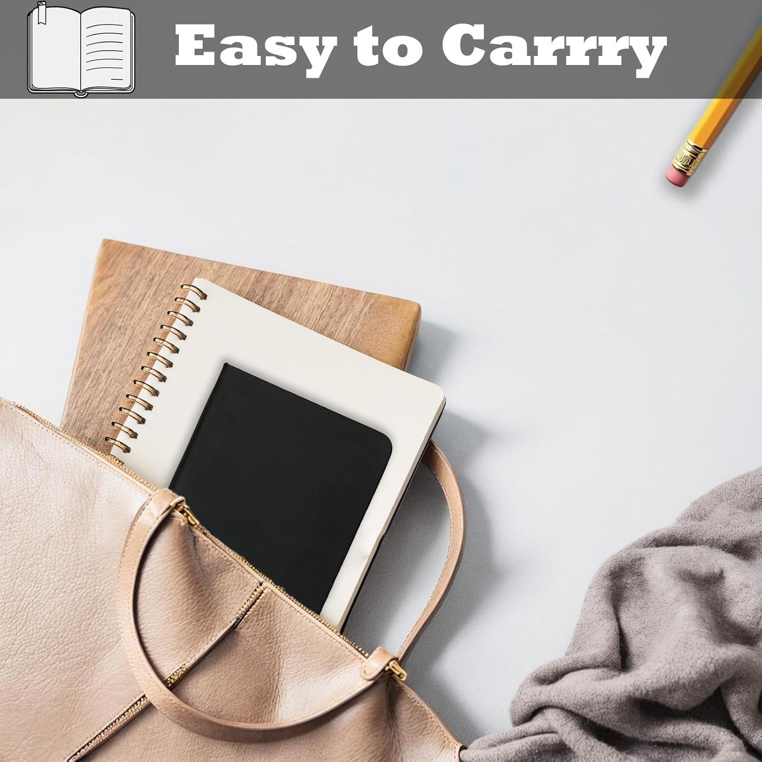 Paquete de 2 Cuadernos de Bolsillo TUZAA 160 Páginas Negro