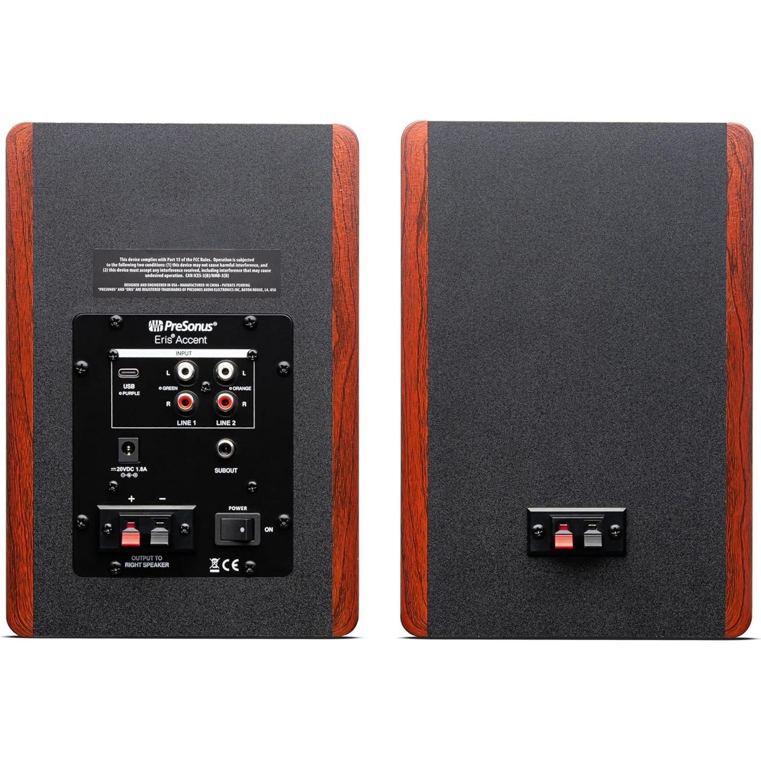 Altavoces de Estantería PreSonus Eris Accent 50W con Control Remoto