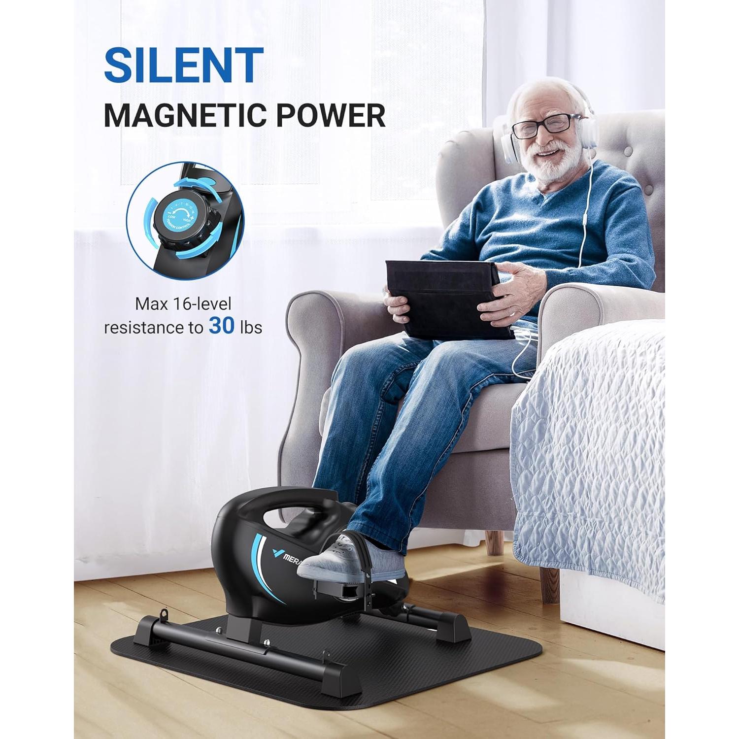 Ejercitador de Pedales MERACH 3 en 1 Magnético con App