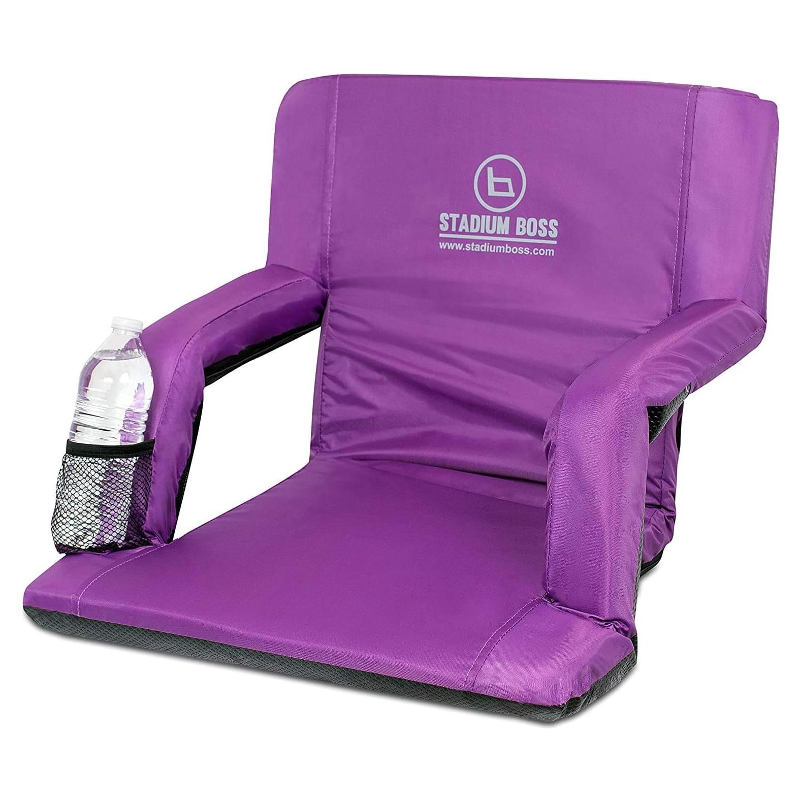 Silla de Estadio Acolchada Stadium Boss Morado 6 Posiciones