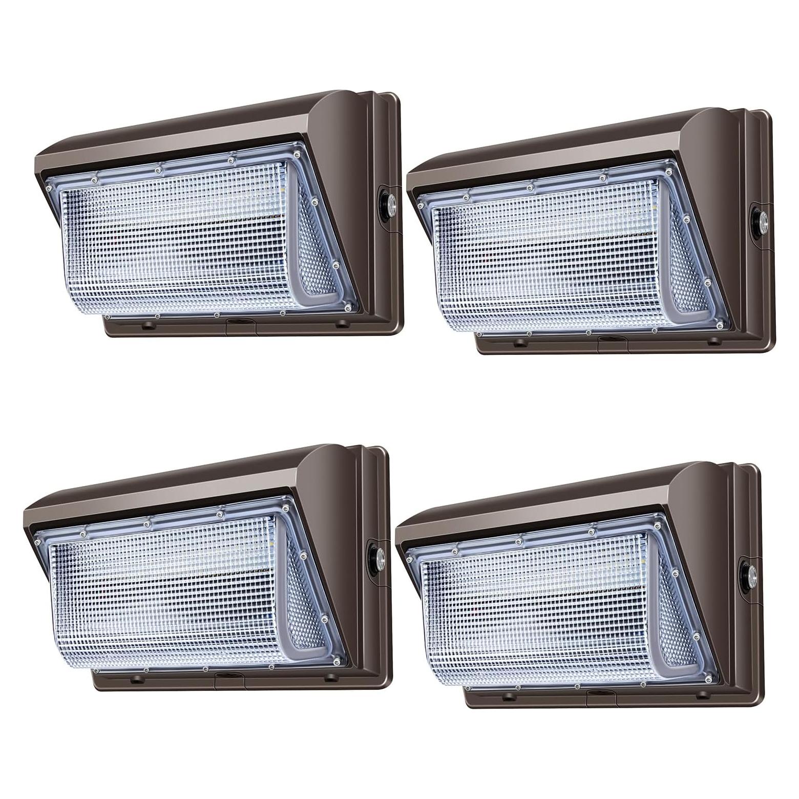 Luz de Pared LED 120W LEDMO con Fotocélula - 4 Paquete