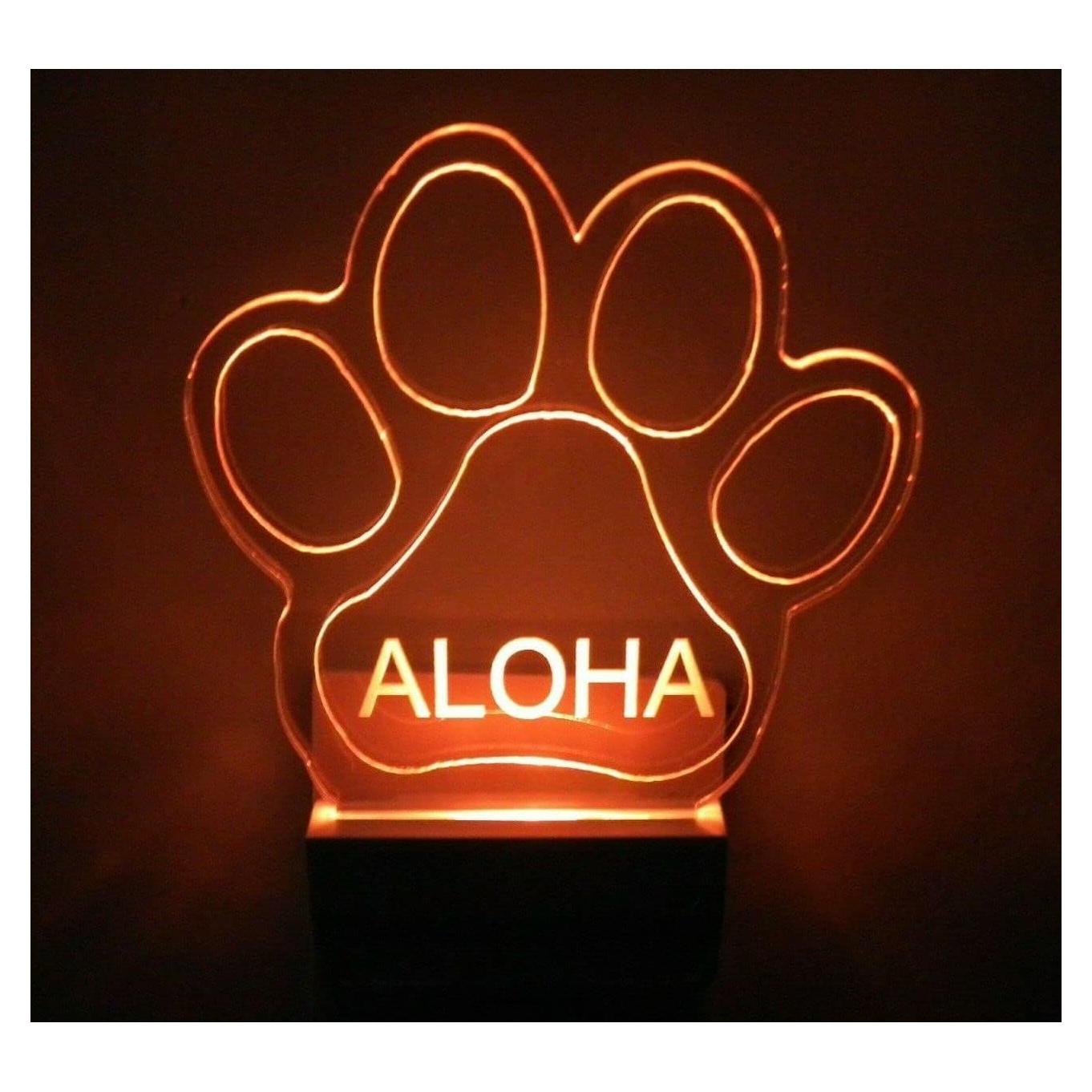 Luz Nocturna LED Enchufable Personalizada 12.7 cm Multicolor