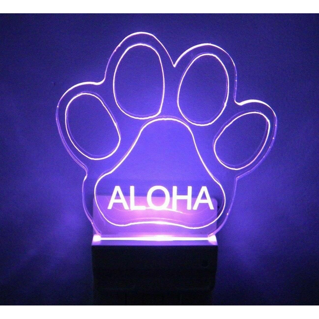 Luz Nocturna LED Enchufable Personalizada 12.7 cm Multicolor