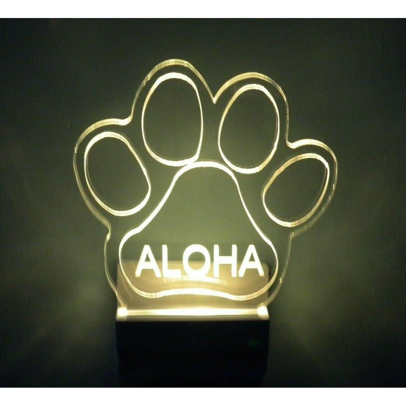 Luz Nocturna LED Enchufable Personalizada 12.7 cm Multicolor