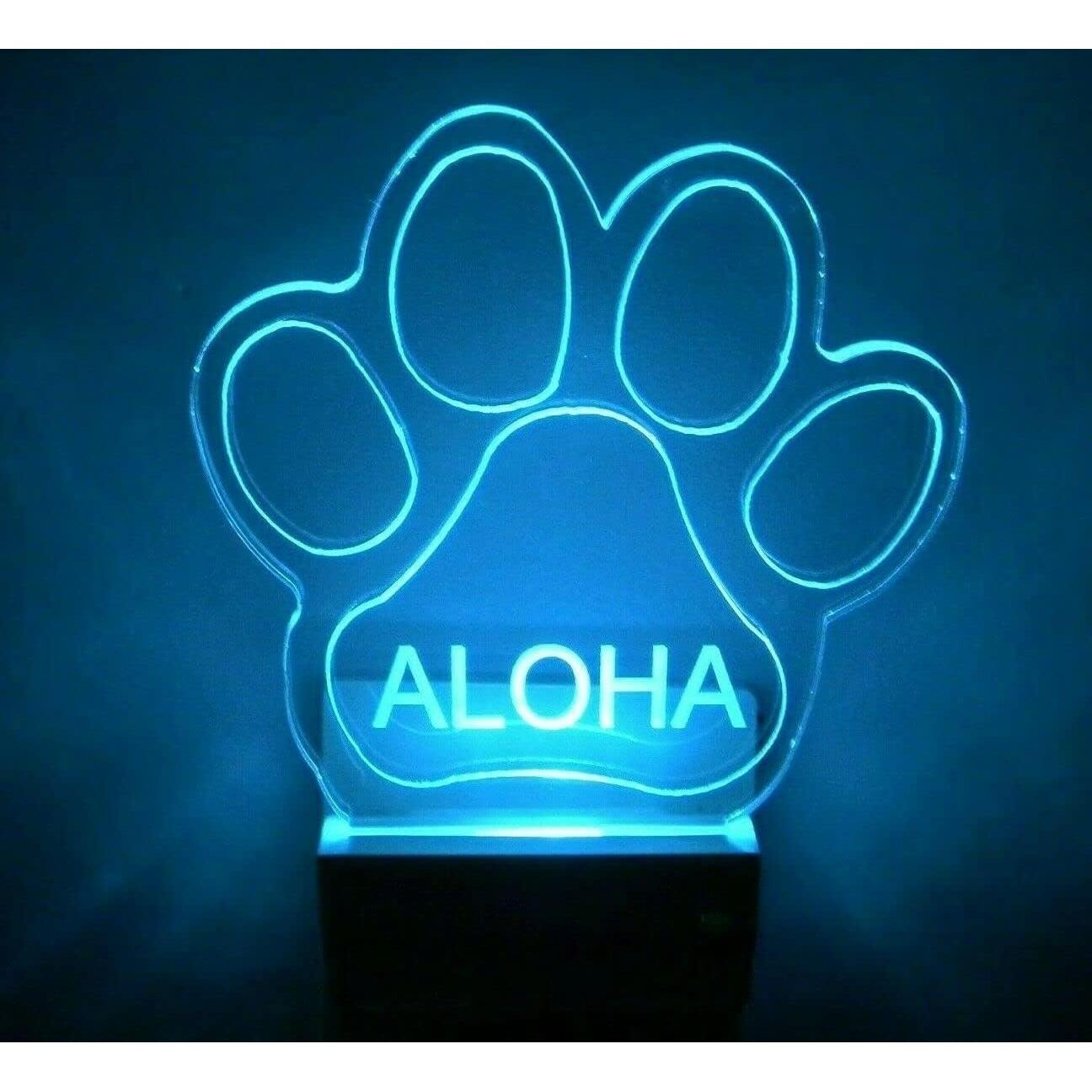 Luz Nocturna LED Enchufable Personalizada 12.7 cm Multicolor