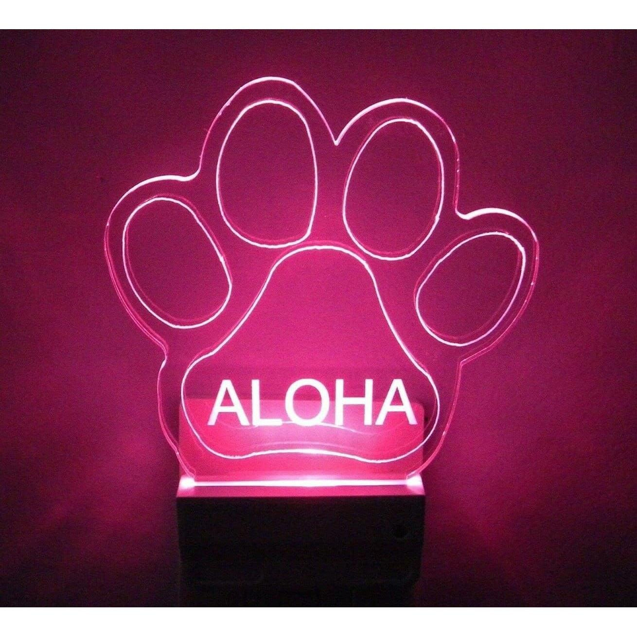 Luz Nocturna LED Enchufable Personalizada 12.7 cm Multicolor