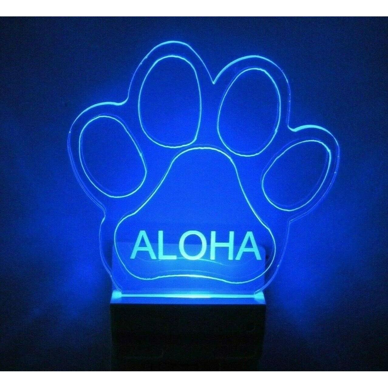 Luz Nocturna LED Enchufable Personalizada 12.7 cm Multicolor