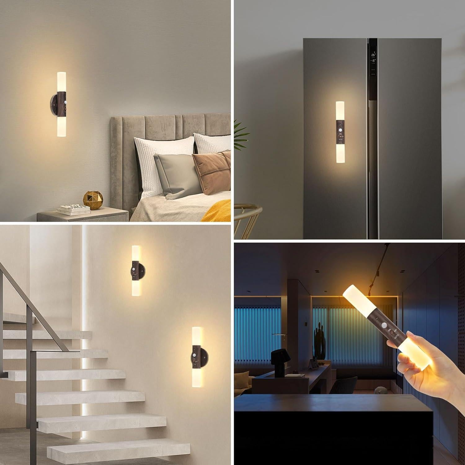 Aplique de Pared Recargable LIGHTESS con Sensor de Movimiento