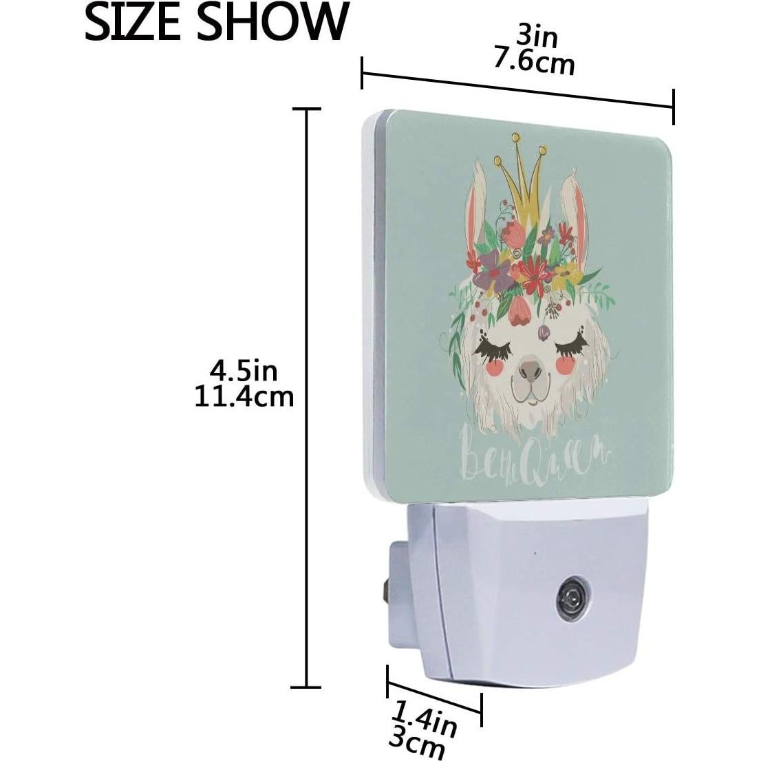 Paquete de 2 Lámparas LED de Noche DIY.HD con Sensor de Luz