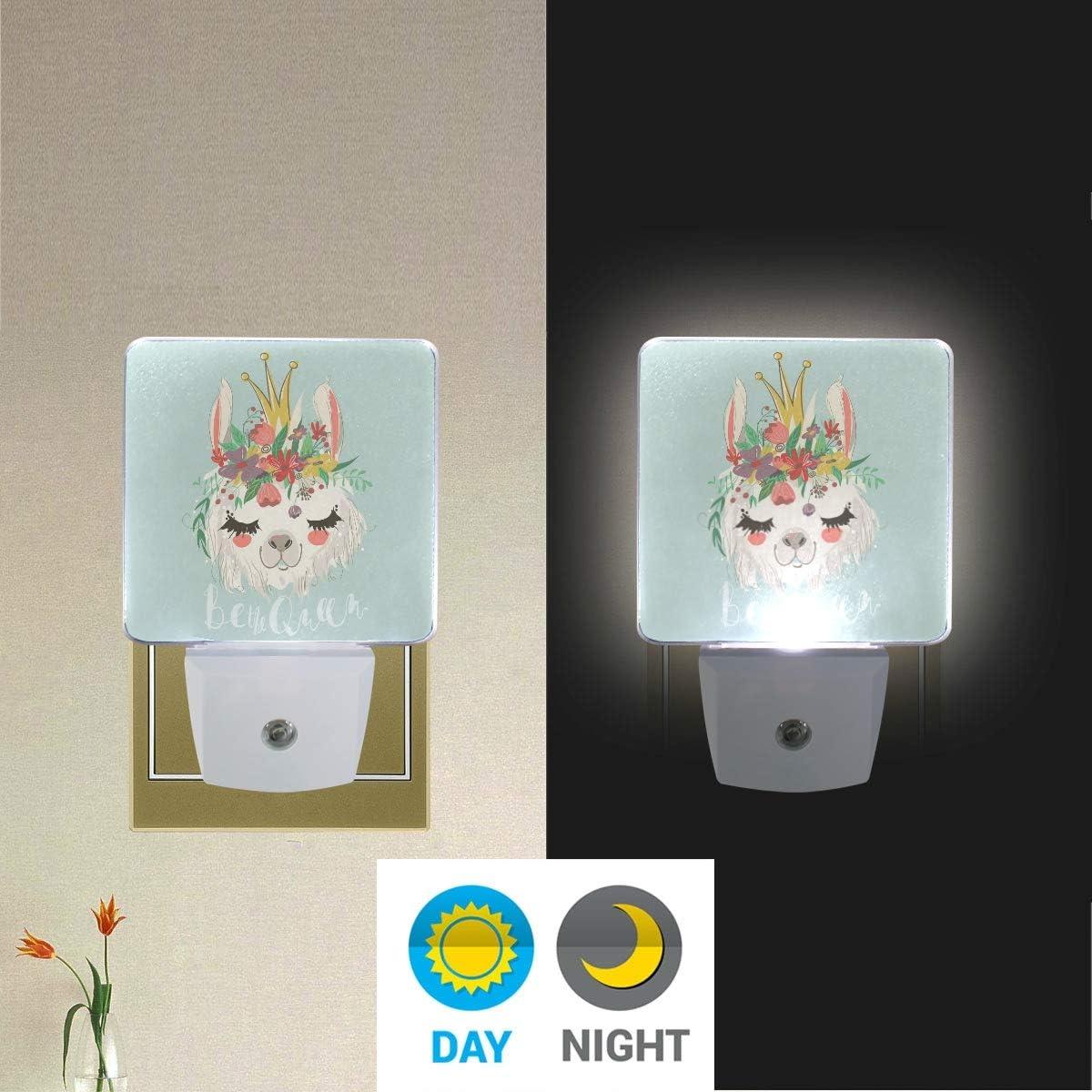 Paquete de 2 Lámparas LED de Noche DIY.HD con Sensor de Luz