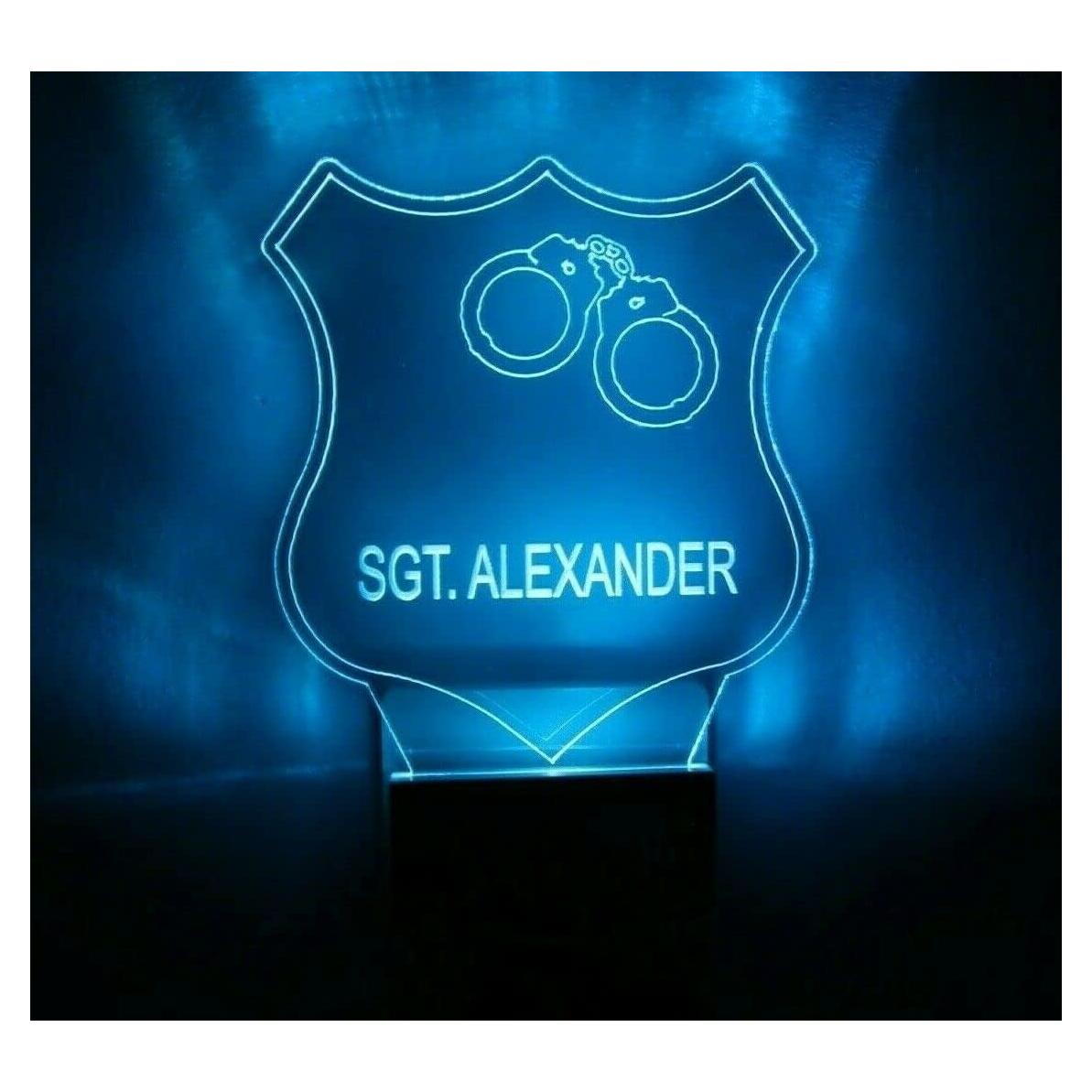 Luz Nocturna LED Enchufable Mirror Mania 12.7 cm Multicolor