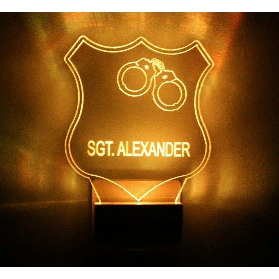 Luz Nocturna LED Enchufable Mirror Mania 12.7 cm Multicolor