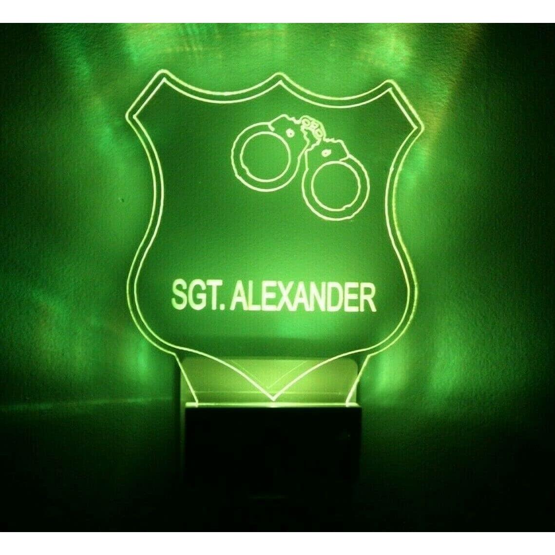 Luz Nocturna LED Enchufable Mirror Mania 12.7 cm Multicolor