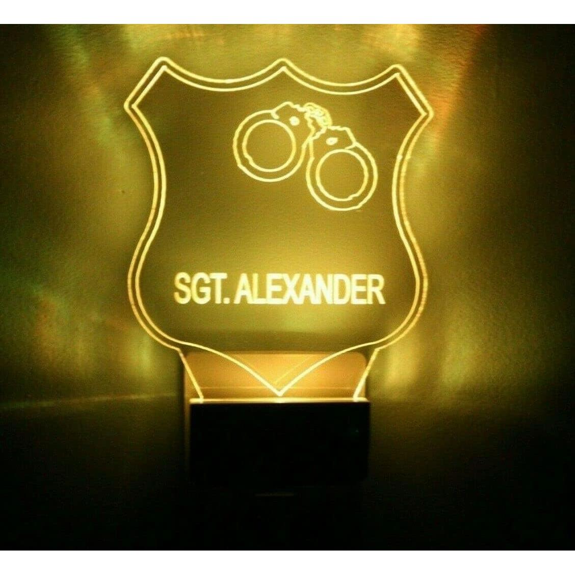 Luz Nocturna LED Enchufable Mirror Mania 12.7 cm Multicolor