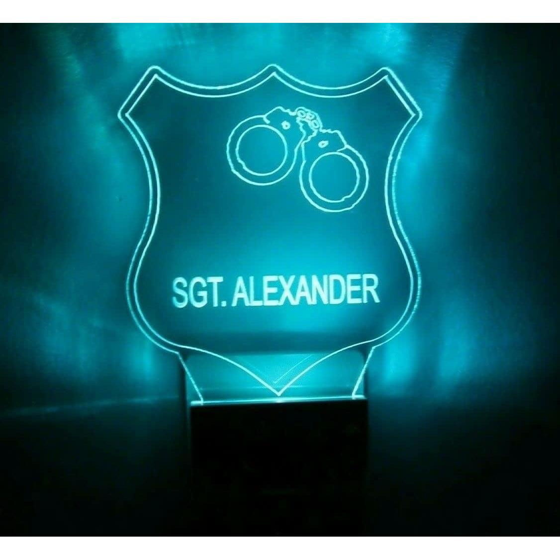 Luz Nocturna LED Enchufable Mirror Mania 12.7 cm Multicolor