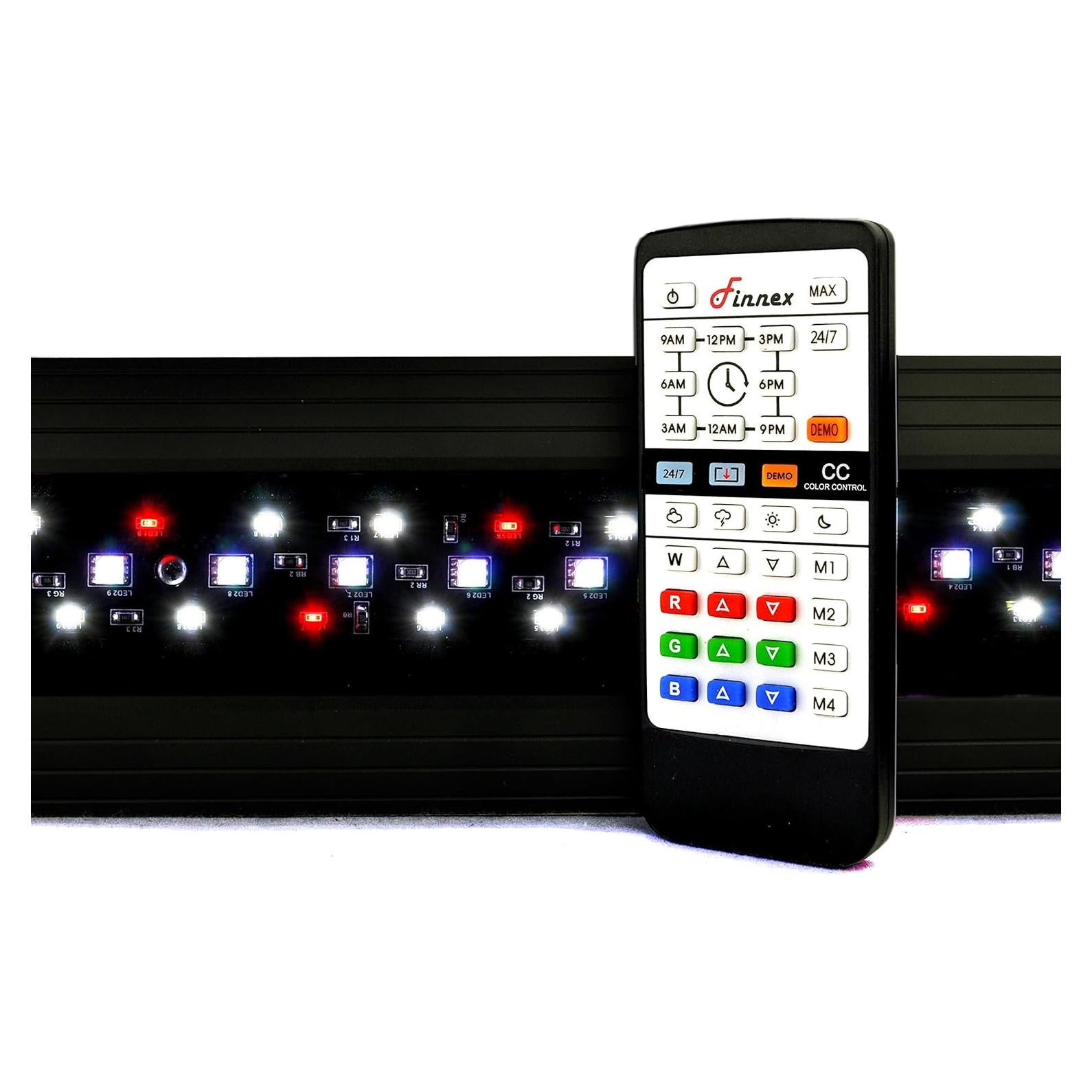 Fijación LED Acuática Finnex Plantado+ 24/7 CC 76cm Negro
