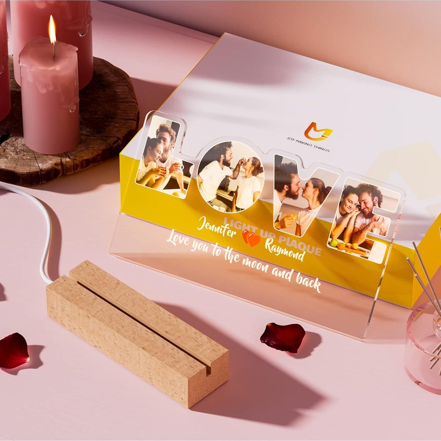 Luz Nocturna Personalizada Bemaystar - Regalo Aniversario 22x15cm