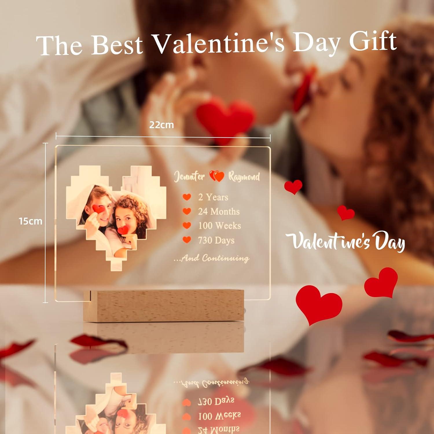 Luz Nocturna Personalizada Bemaystar - Regalo Aniversario 22x15cm