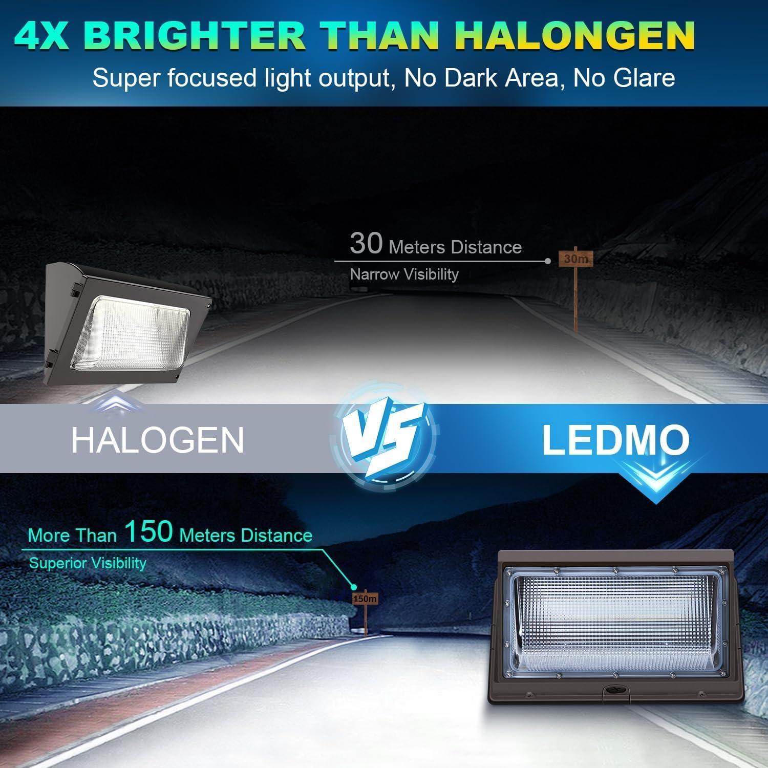 Luz de Pared LED 120W Ezon con Fotocélula 15840LM IP65